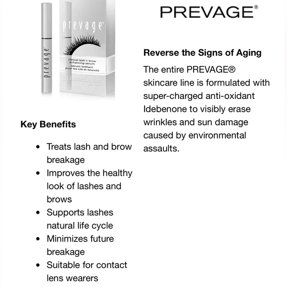 Prevage by Elizabeth Arden - Clinical Lash & Brow Enhancing Serum - NIB - Picture 8 of 11